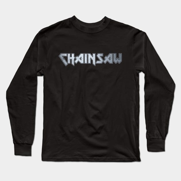 Chainsaw Long Sleeve T-Shirt by KubikoBakhar